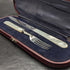 1915 British Antique Fruit Cutlery Set Sterling Silver Blade White Pearl Shell Handle BOX②